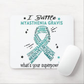 Unterstützung Myasthenia Gravis Kriegspenden Mousepad (Mit Mouse)