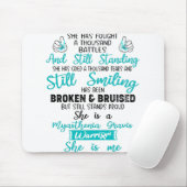 Unterstützung Myasthenia Gravis Kriegspenden Mousepad (Mit Mouse)