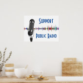 Unterstützung öffentlicher Funkdienste Poster (Küche)