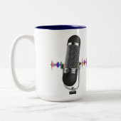 Unterstützung öffentlicher Funkdienste Zweifarbige Tasse (Links)