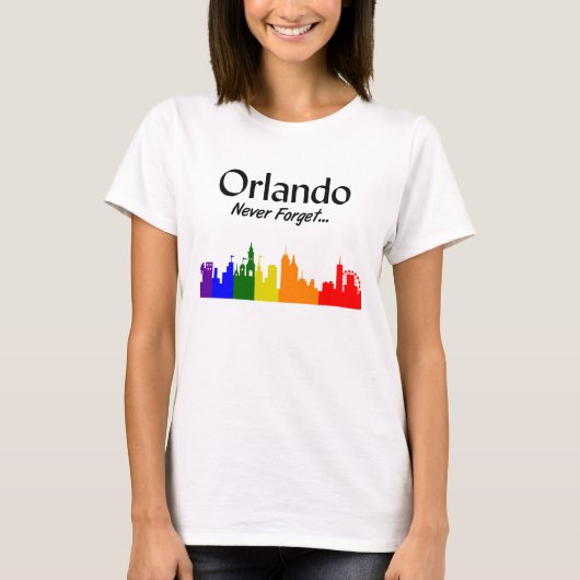 Unterstützung Orlandos Florida T-Shirt (Vorderseite)