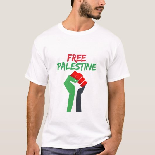 Unterstützung Palästinas mit diesem freien Palästi T-Shirt (Vorderseite)