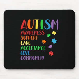Unterstützung Pflege Akzeptanz durch Ally Autismus Mousepad