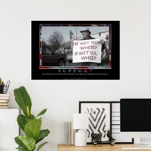 Unterstützung Poster (Heimbüro)