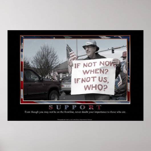 Unterstützung Poster (Vorne)