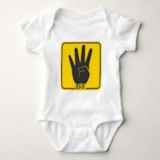 Unterstützung Rabia R4BIA der Welt4 Baby Strampler