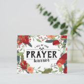 Unterstützung, Religiös, ich werde deinen Gebet-Kr Postkarte (Stehend Vorderseite)