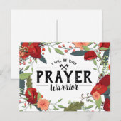 Unterstützung, Religiös, ich werde deinen Gebet-Kr Postkarte (Vorne/Hinten)