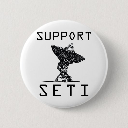 Unterstützung SETI Button (Vorderseite)
