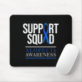 Unterstützung Squad Alopecia Sensibilisierung Haar Mousepad (Mit Mouse)