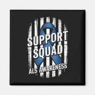 Unterstützung Squad als Awareness Montag US Americ Magnet