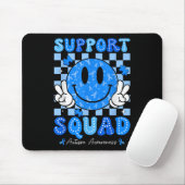 Unterstützung Squad Autismus Bewusstsein Smile Fac Mousepad (Mit Mouse)