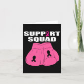 Unterstützung Squad Boxing Handschuh Rosa Ribbon B Karte (Vorderseite)