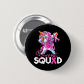 Unterstützung Squad Brustkrebs Bewusstsein rosa Ei Button (Vorne & Hinten)