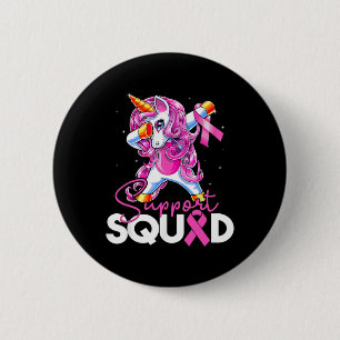 Unterstützung Squad Brustkrebs Bewusstsein rosa Ei Button