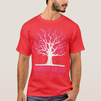 Unterstützung Squad Brustkrebs-Bewusstsein Tree Pi T-Shirt