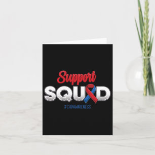 Unterstützung Squad Chd Awareness angeborene Herzk Karte