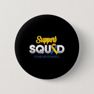 Unterstützung Squad Down Syndrome Awareness T21 Ho Button
