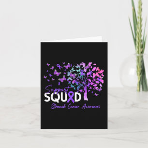 Unterstützung Squad Fall Tree Periwinkle Ribbon St Karte