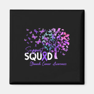 Unterstützung Squad Fall Tree Periwinkle Ribbon St Magnet
