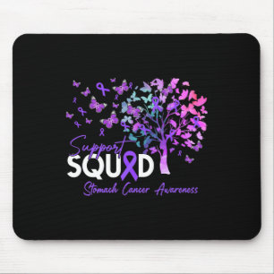 Unterstützung Squad Fall Tree Periwinkle Ribbon St Mousepad