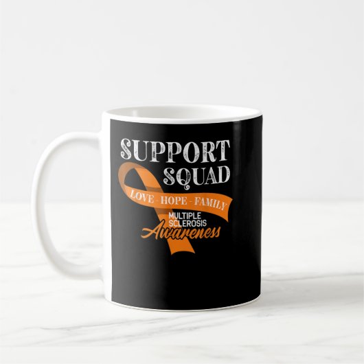 Unterstützung Squad I ED MS Multiple Sklerose Bewu Kaffeetasse (Links)