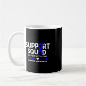 Unterstützung Squad Krieger Alopezie Bewusstsein F Kaffeetasse (Links)