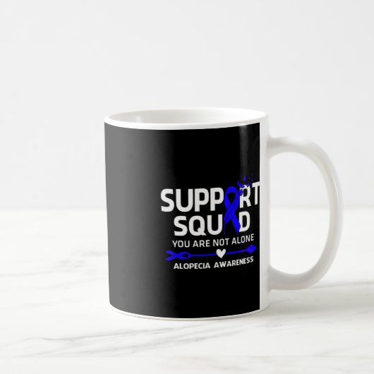Unterstützung Squad Krieger Alopezie Bewusstsein F Kaffeetasse (Rechts)