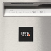 Unterstützung Squad Leukemia Awareness Orange Ribb Magnet (In Situ (Geschirrspüler))