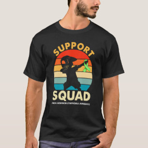 Unterstützung Squad Lime Green Ribbon Non Hodgkin T-Shirt