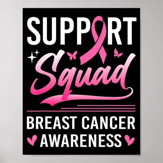 Unterstützung Squad Matching Family Breast Cancer  Poster (Vorne)