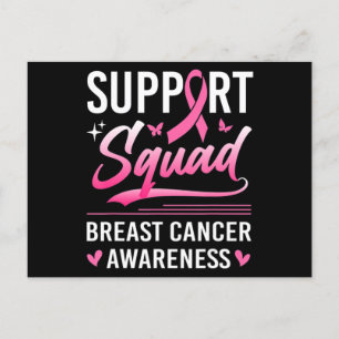 Unterstützung Squad Matching Family Breast Cancer  Postkarte