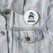 Unterstützung Squad Messy Bun Suizidprävention Awa Button (Beispiel)