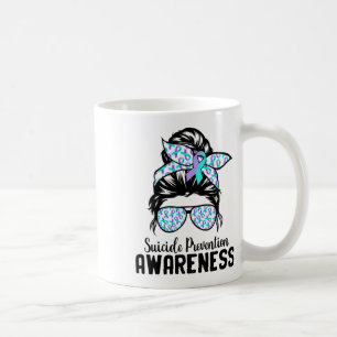 Unterstützung Squad Messy Bun Suizidprävention Awa Kaffeetasse