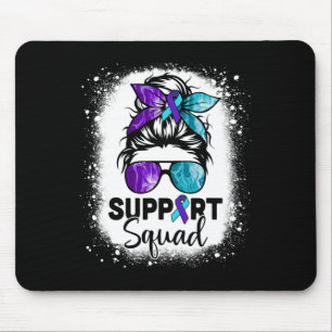 Unterstützung Squad Messy Bun Suizidprävention Awa Mousepad
