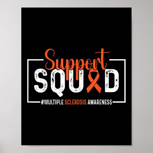 Unterstützung Squad Multiple Sklerose Awareness Fr Poster (Vorne)