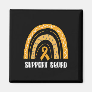 Unterstützung Squad Orange Rainbow Ribbon RSD CRPS Magnet