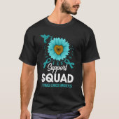Unterstützung Squad Stomach Krebs Bewusstsein Sonn T-Shirt (Vorderseite)