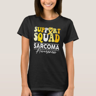 Unterstützung Squad Sunflower Hair Sarcoma Bewusst T-Shirt