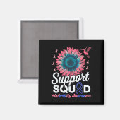 Unterstützung Squad Sunflower Warrior Unfruchtbark Magnet (Vorderseite/Rückseite)
