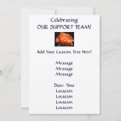 UNTERSTÜTZUNG TEAM Celebration! Einladungen Party- (Rückseite)