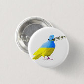 Unterstützung Ukraine Button Peace Dow ukrainische (Vorne & Hinten)