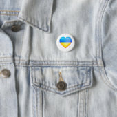 Unterstützung Ukraine Button ukrainisches Flag Her (Beispiel)