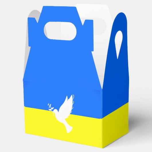 Unterstützung Ukraine Geschenk Gefallen Box Peace Geschenkschachtel (Geöffnet)
