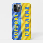 Unterstützung Ukraine iPhone Case ukrainische Flag (Rückseite)