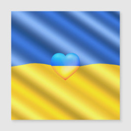 Unterstützung Ukraine Magnet ukrainisches Flaggenh