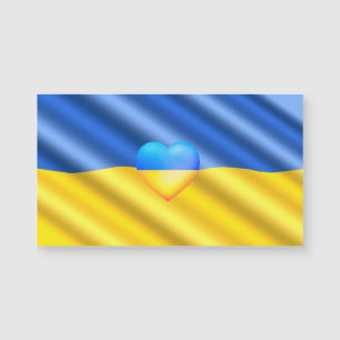 Unterstützung Ukraine Magnet ukrainisches Flaggenh