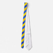 Unterstützung Ukraine Neck Tie ukrainische Flagge  Krawatte (Rückseite)