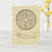 Unterstützung und Ermutigung der Erholung, Heilige Karte (Gelbe Blume)