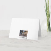 Unterstützung und Ermutigung - Hunde über tierisch Karte (Rückseite)